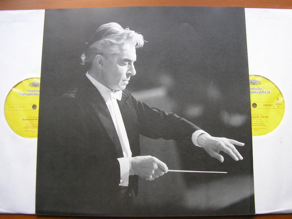 BRUCKNER: SYMPHONY No. 5      KARAJAN / BERLIN PHILHARMONIC    2LP     2707 101