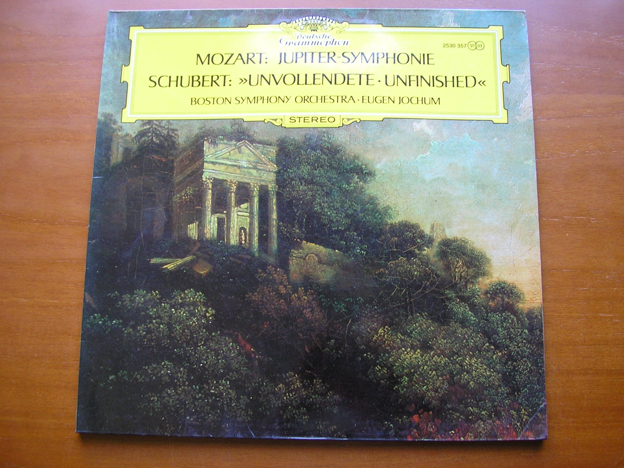 MOZART: SYMPHONY No. 41  'Jupiter' / SCHUBERT: SYMPHONY No. 8 'Unfinished'     JOCHUM / BOSTON SYMPHONY    2530 357