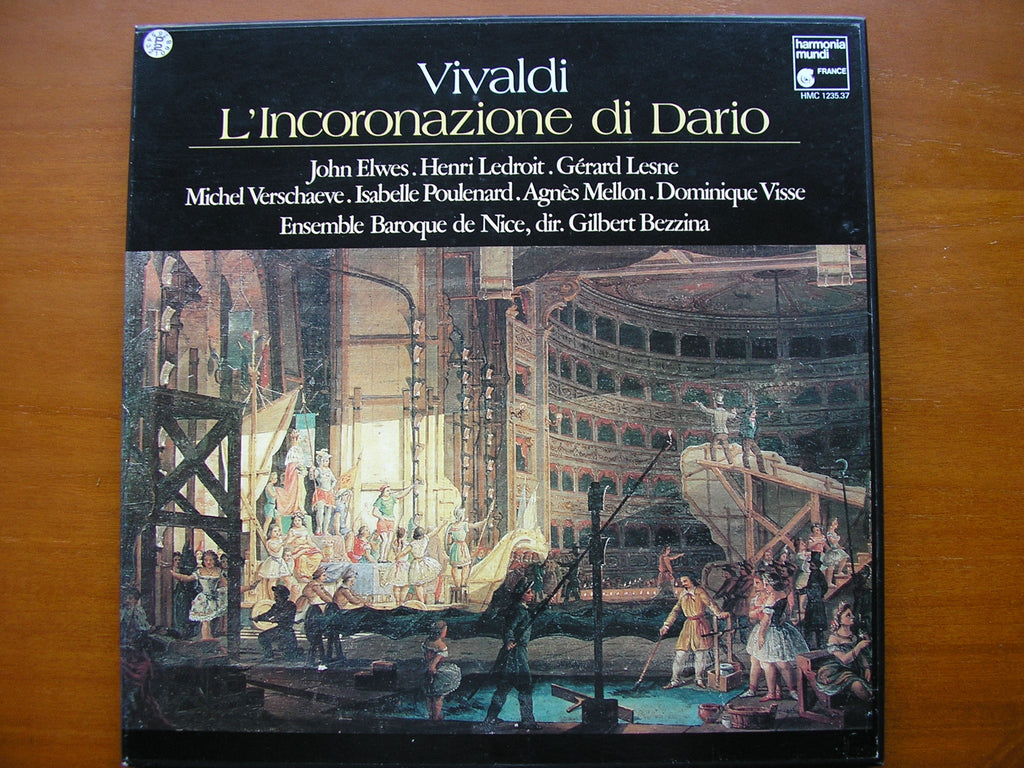 VIVALDI: L'INCORONAZIONE DI DARIO  (1717)    SOLOISTS / ENSEMBLE BAROQUE DE NICE / BEZZINA      3LP      HMC 1235-37