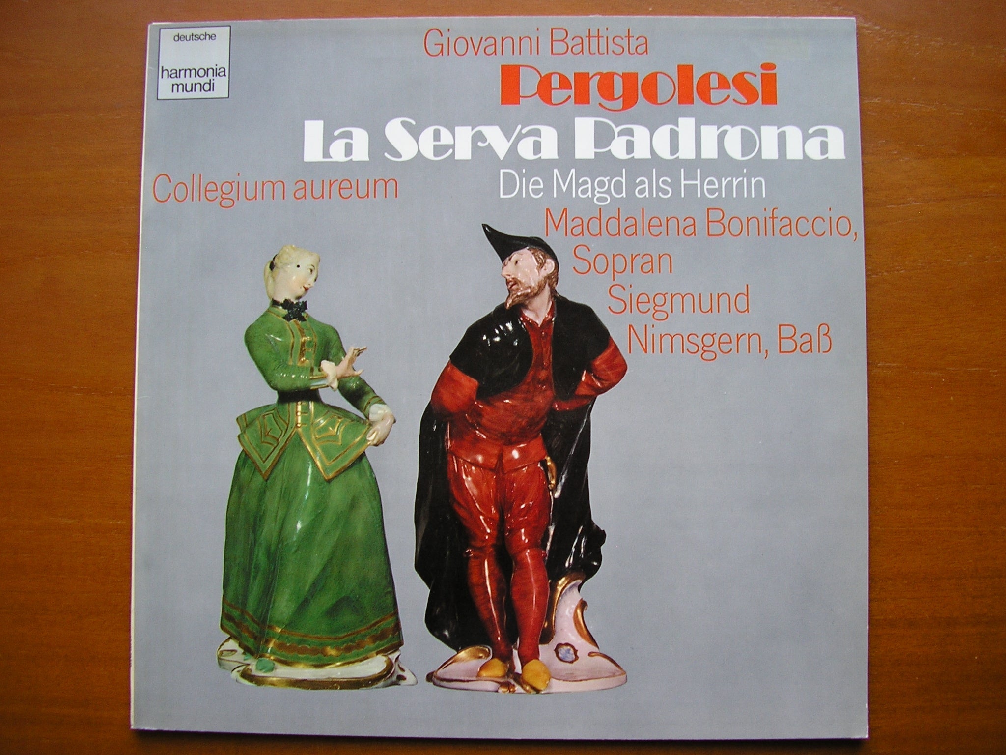 PERGOLESI: LA SERVA PADRONA  (1733)    BONIFACCIO / NIMSGERN / COLLEGIUM AUREUM / MAIER     065 99 749
