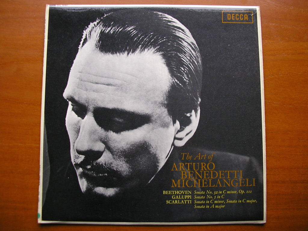 SXL 6181  BEETHOVEN: PIANO SONATA No. 32 / SONATAS BY GALUPPI & SCARLATTI     MICHELANGELI     ED2