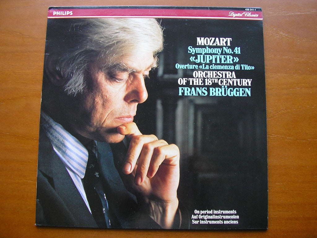 MOZART: SYMPHONY No. 41 'Jupiter' / OVERTURE     BRUGGEN / ORCHESTRA OF THE 18th CENTURY     420 241