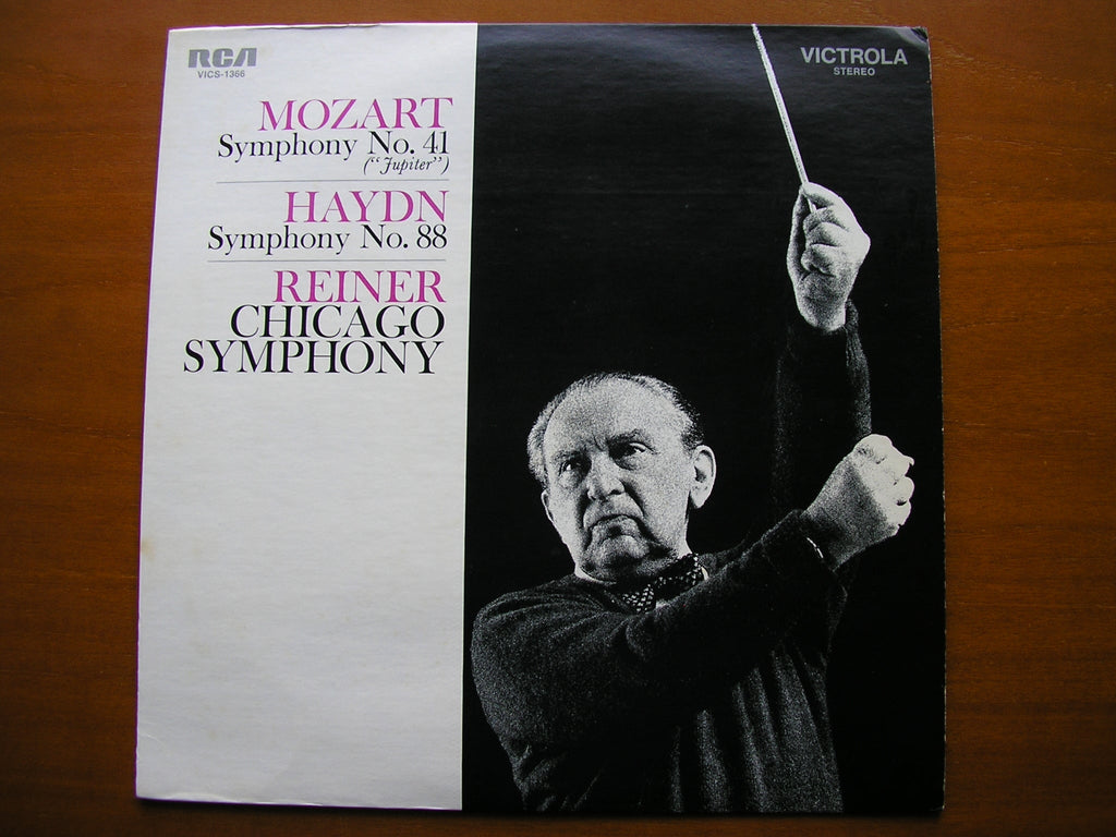 MOZART: SYMPHONY No. 41  'Jupiter' / HAYDN: SYMPHONY No. 88      REINER / CHICAGO SYMPHONY     VICS 1366
