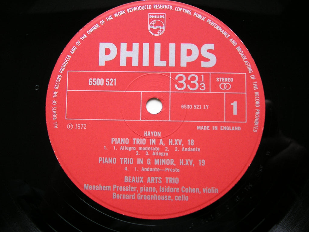 HAYDN: THE PIANO TRIOS     BEAUX ARTS TRIO     14 LP SET