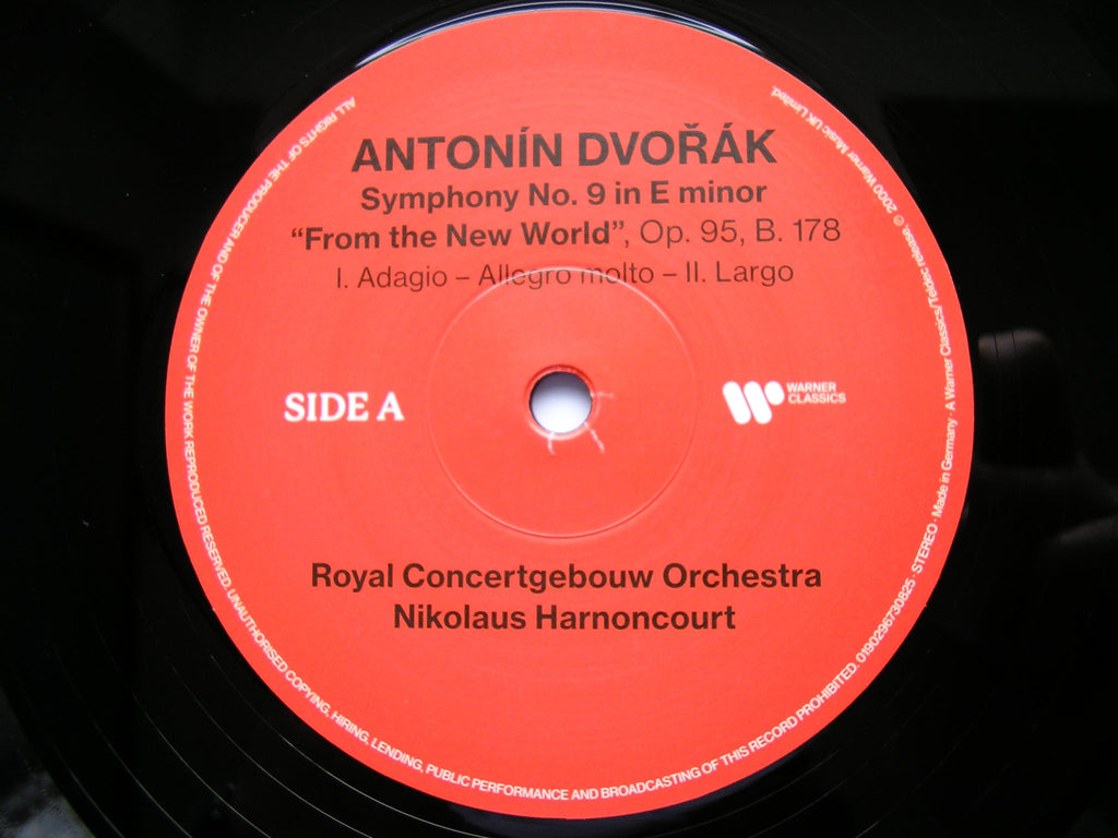 DVORAK: SYMPHONY No. 9      HARNONCOURT / CONCERTGEBOUW ORCHESTRA    0190296730825