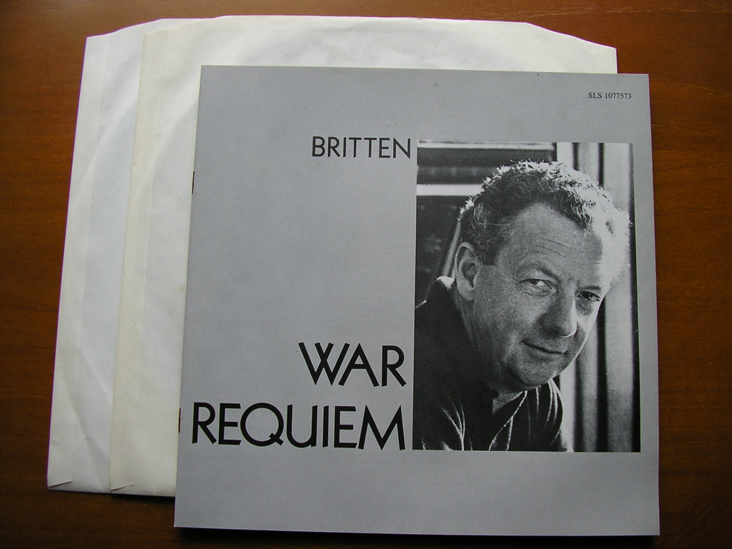 BRITTEN: WAR REQUIEM     SOLOISTS / CITY OF BIRMINGHAM SYMPHONY / RATTLE   2LP    SLS 1077573