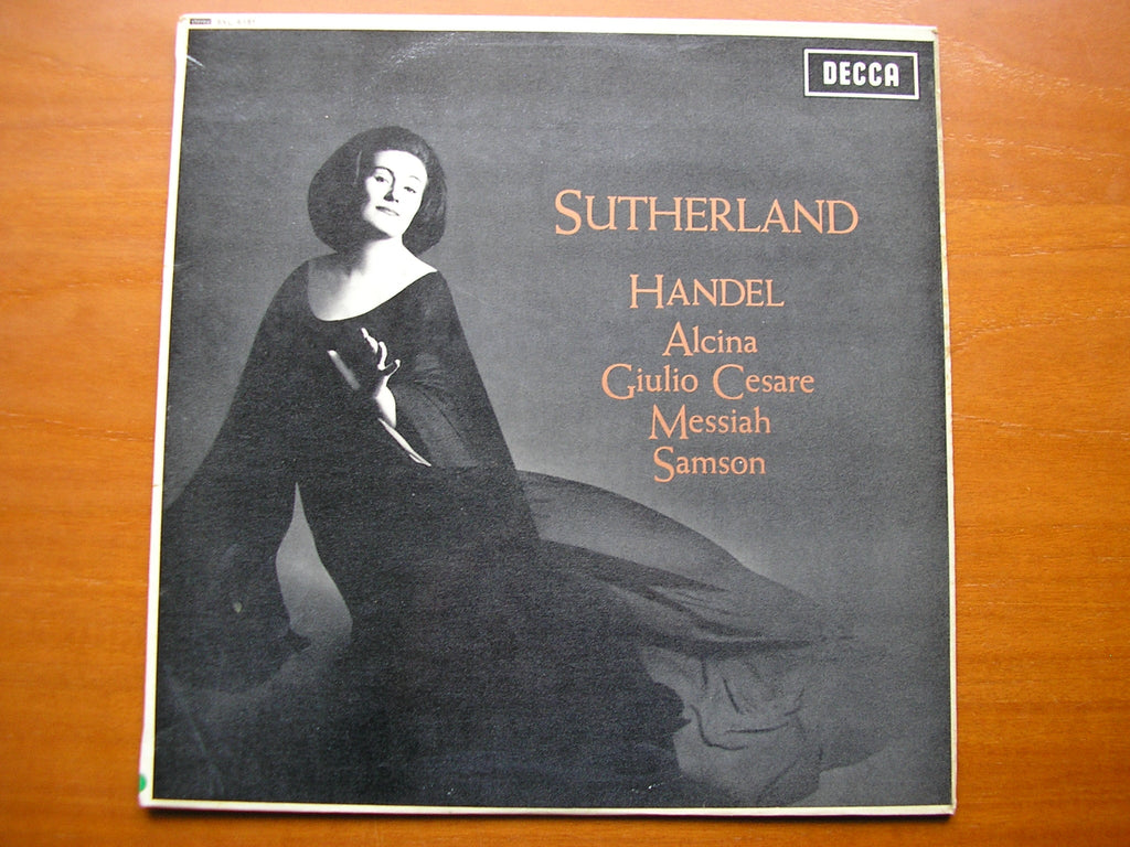 SXL 6191  SUTHERLAND SINGS HANDEL     BONYNGE / BOULT / MOLINARI-PRADELLI     ED2