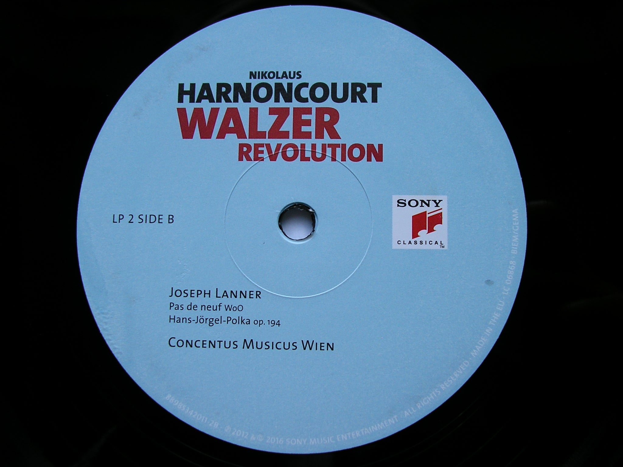 WALZER REVOLUTION: From Mozart to Lanner & Strauss      HARNONCOURT / CONCENTUS  MUSICUS VIENNA    3LP    88985342011