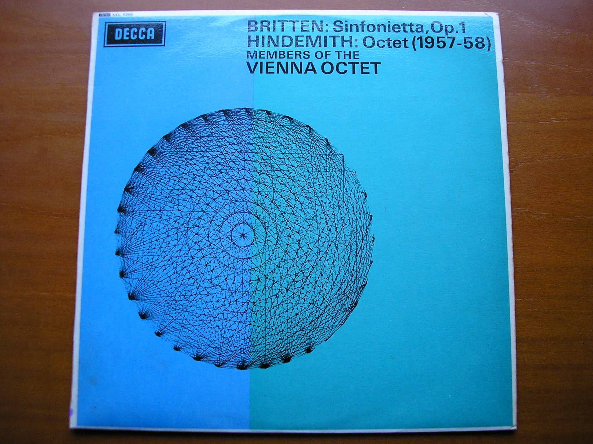 SXL 6208  BRITTEN: SINFONIETTA / HINDEMITH: OCTET     THE VIENNA OCTET      ED1