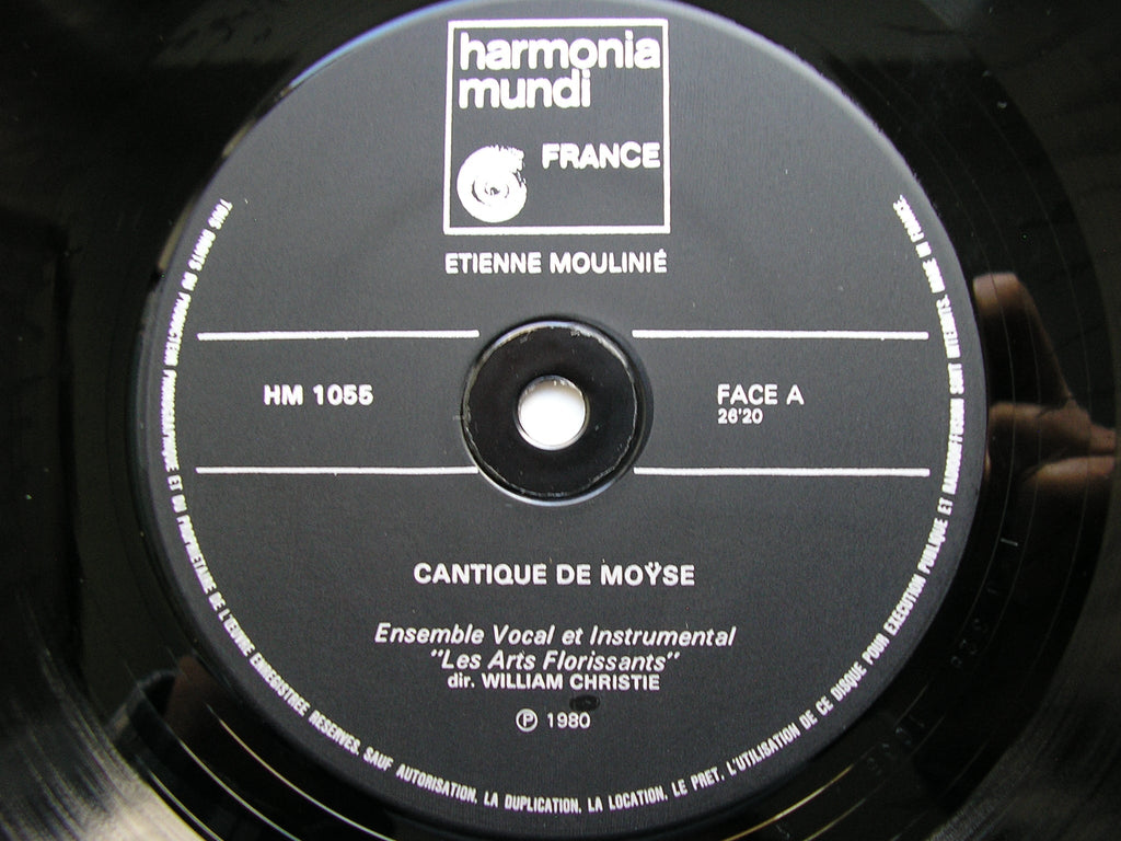 MOULINE: CANTIQUE DE MOYSE    LES ARTS FLORISSANTS / CHRISTIE     HMB 1055