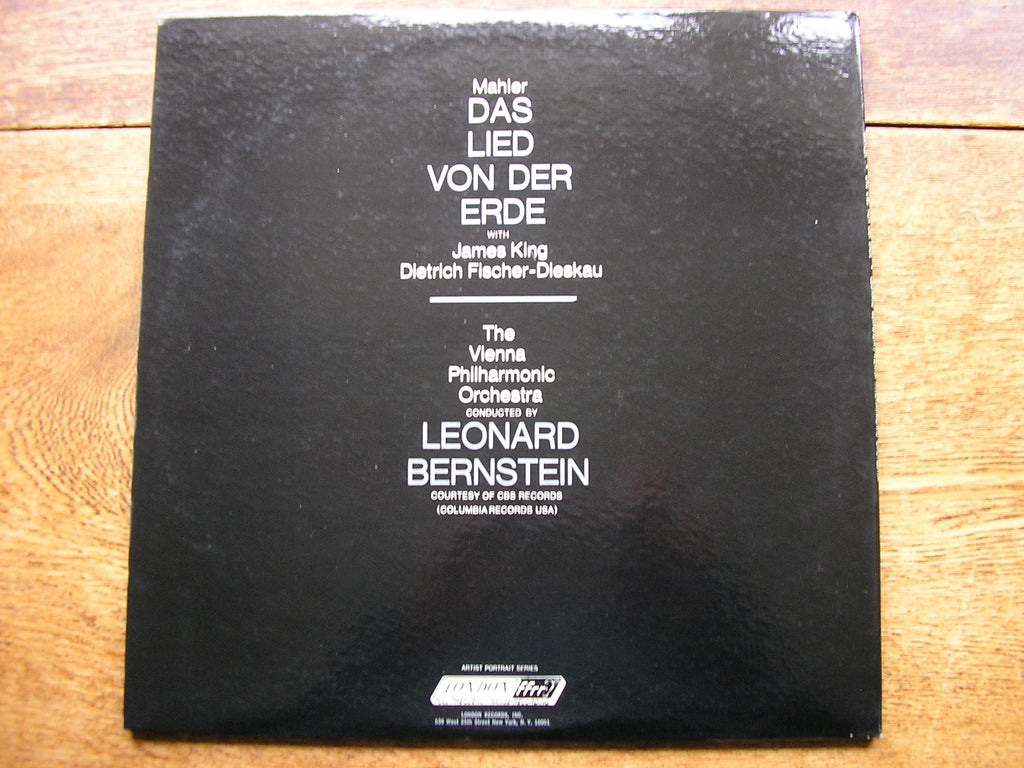 MAHLER: DAS LIED VON DER ERDE   FISCHER-DIESKAU / KING / VIENNA PHILHARMONIC / BERNSTEIN  OS 26005