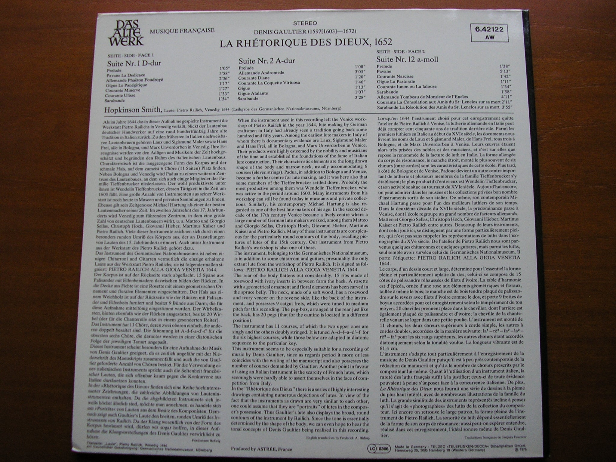 GAULTIER: THE RHETORIC OF THE GODS      HOPKINSON SMITH     6.42122