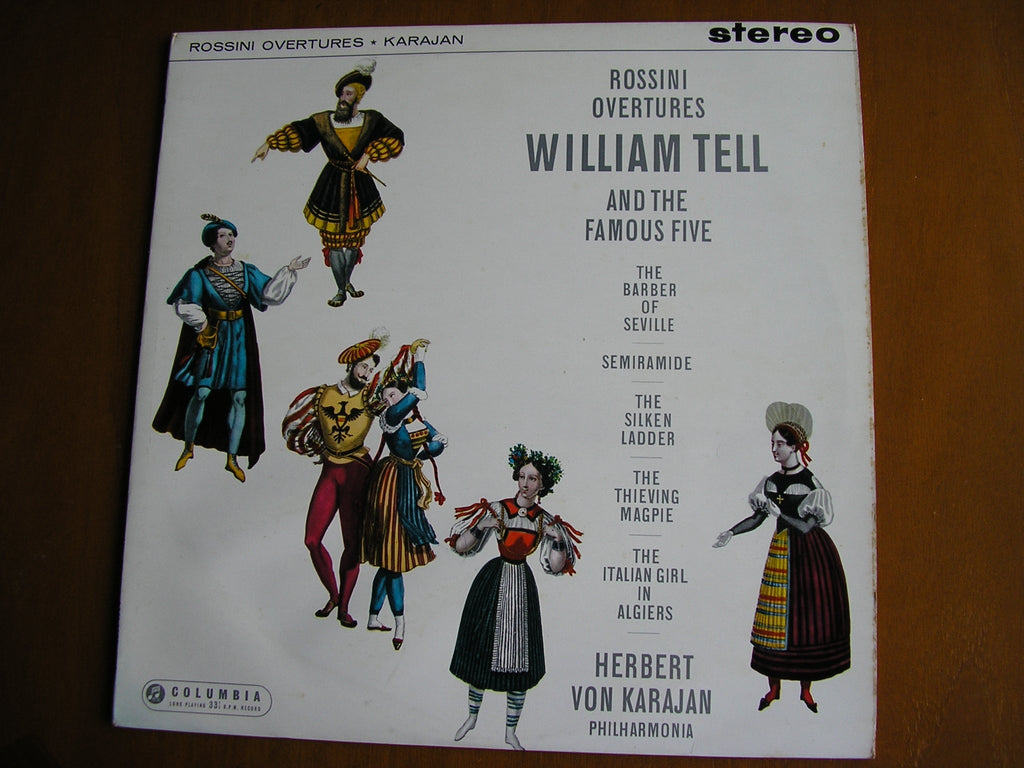 ROSSINI: SIX OVERTURES      KARAJAN / PHILHARMONIA      SAX 2378
