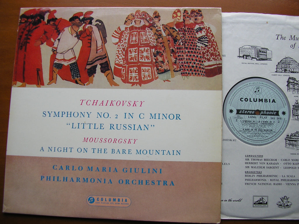 TCHAIKOVSKY: SYMPHONY No. 2 / MUSSORGSKY: NIGHT ON THE BARE MOUNTAIN     GIULINI / PHILHARMONIA    SAX 2416