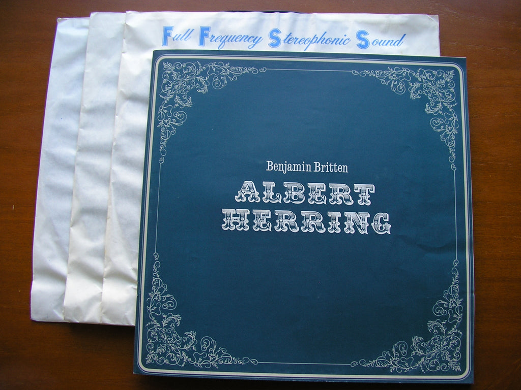 BRITTEN: ALBERT HERRING    SOLOISTS / ENGLISH CHAMBER ORCHESTRA / BRITTEN     3LP      SET 274 / 6