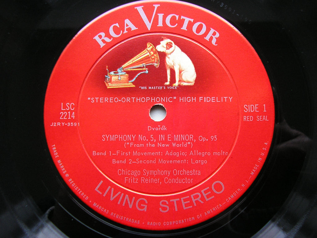 DVORAK: SYMPHONY No. 9 From the New World      FRITZ REINER / CHICAGO SYMPHONY     LSC 2214
