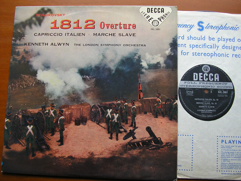 SXL 2001  TCHAIKOVSKY: 1812 OVERTURE / CAPRICCIO ITALIEN / MARCHE SLAVE     ALWYN / LONDON SYMPHONY     ED 1