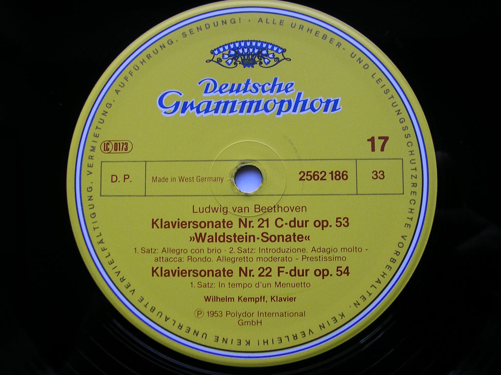 BEETHOVEN: THE COMPLETE PIANO SONATAS    WILHELM KEMPFF   10 LP BOX SET    2740 228