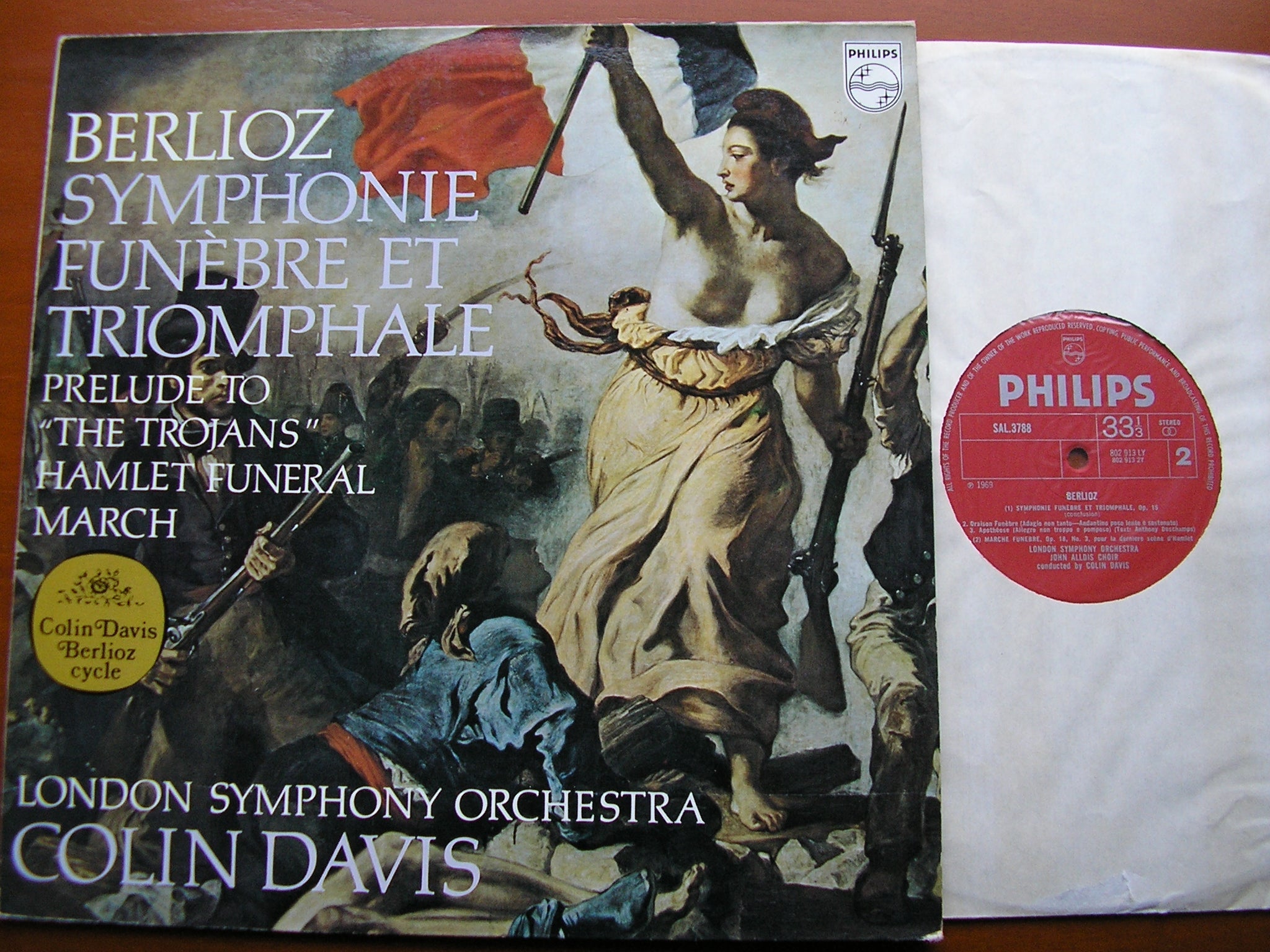 BERLIOZ: SYMPHONIE FUNEBRE ET TRIOMPHALE   DAVIS / LONDON SYMPHONY  SAL 3788