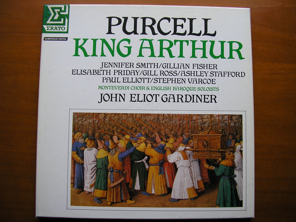 PURCELL: KING ARTHUR  (1691)      SOLOISTS / ENGLISH BAROQUE SOLOISTS / GARDINER    2LP      NUM 751272