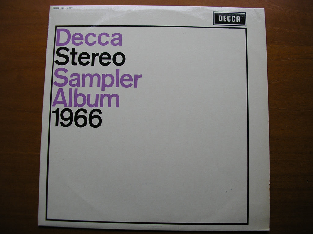 SXL 6237  DECCA STEREO SAMPLER ALBUM  1966      ED2