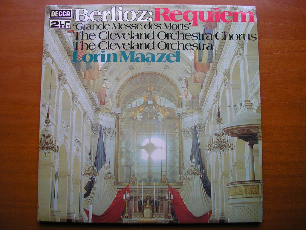 BERLIOZ: REQUIEM      RIEGEL / CLEVELAND ORCHESTRA & CHORUS / MAAZEL   2LP    D137D2