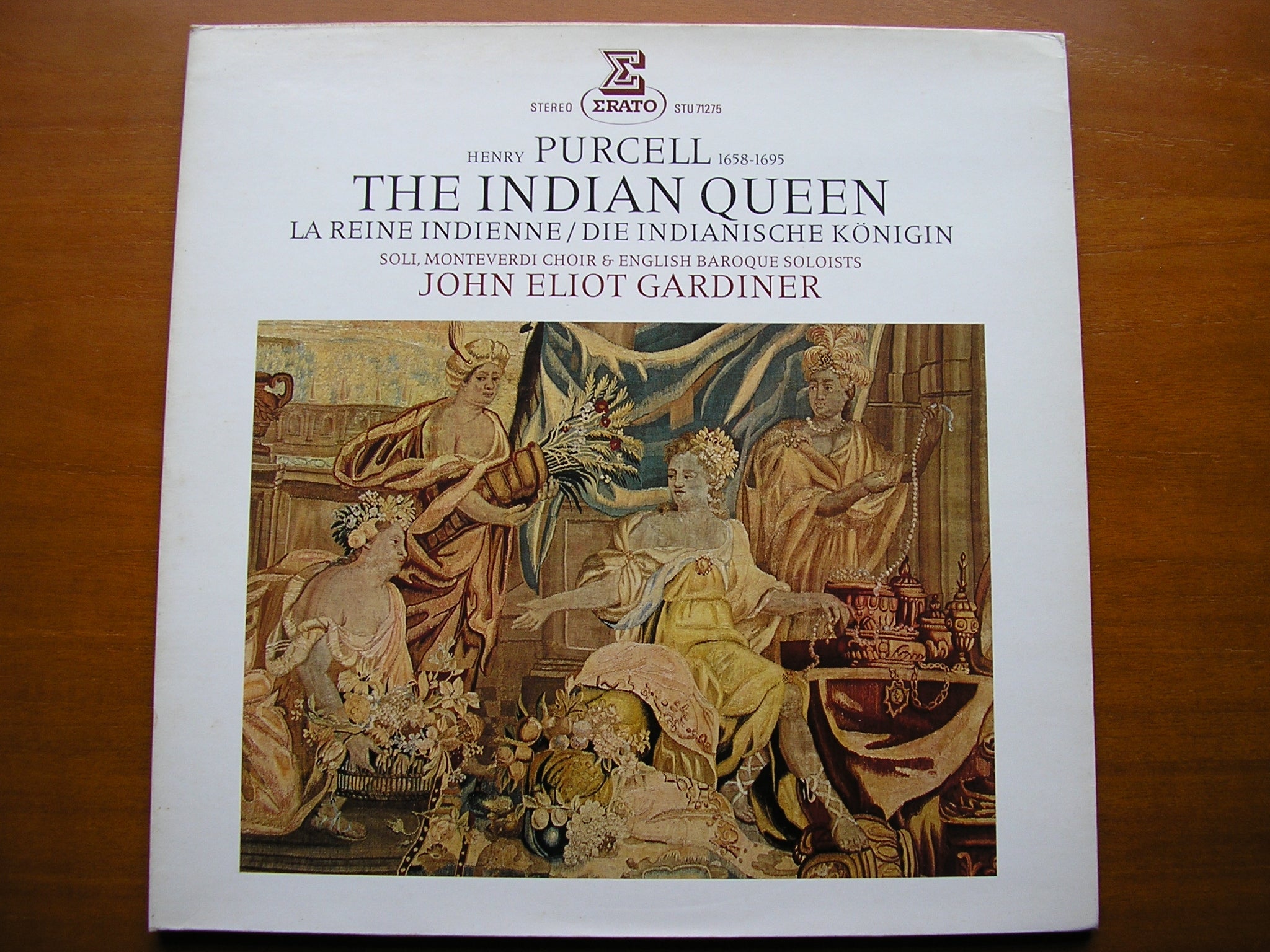 PURCELL: THE INDIAN QUEEN  (1695)       SOLOISTS / ENGLISH BAROQUE SOLOISTS / GARDINER     STU 71275