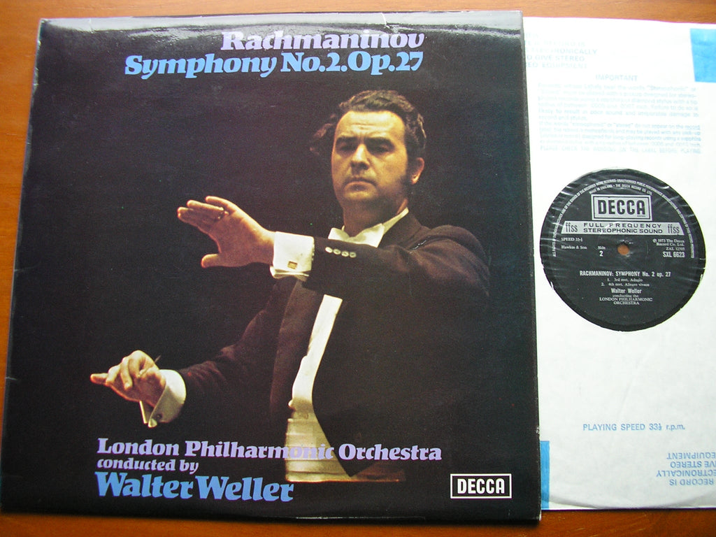 RACHMANINOV: SYMPHONY No. 2     WELLER / LONDON PHILHARMONIC      SXL 6623