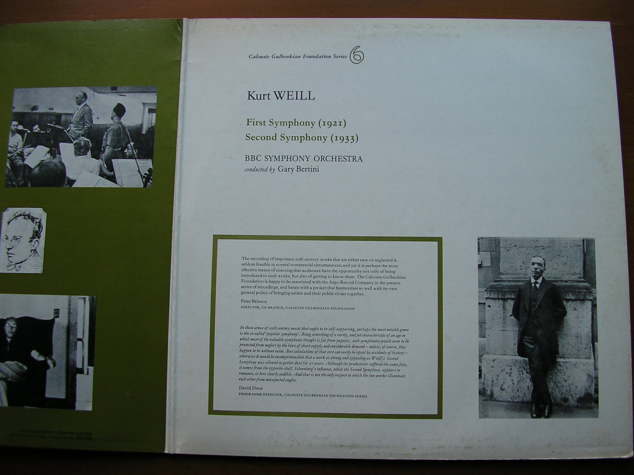 WEILL: SYMPHONIES Nos. 1 & 2     BERTINI / BBC SYMPHONY      ZRG 755
