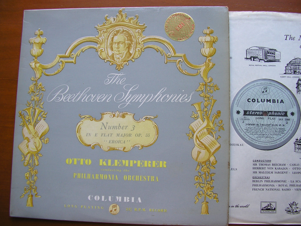 SAX 2364  BEETHOVEN: SYMPHONY No. 3 'Eroica'      KLEMPERER / PHILHARMONIA