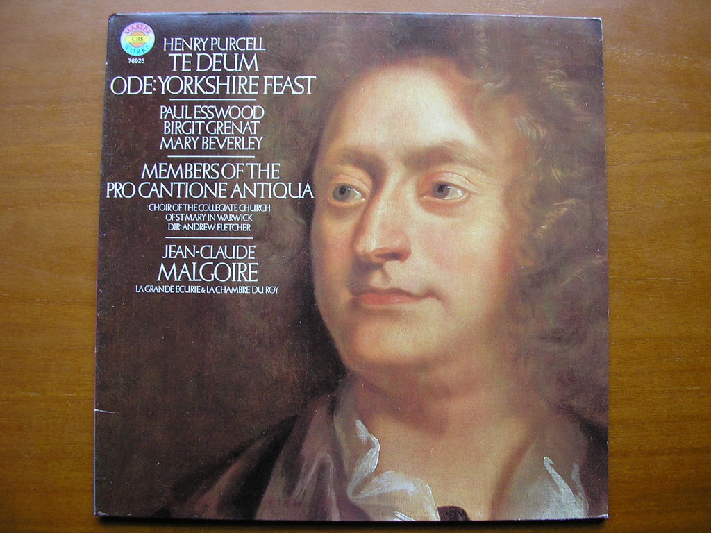 PURCELL: TE DEUM / ODE: YORKSHIRE FEAST    SOLOISTS / LA GRANDE ECURIE ET LA CHAMBRE DU ROY / MALGOIRE     76925