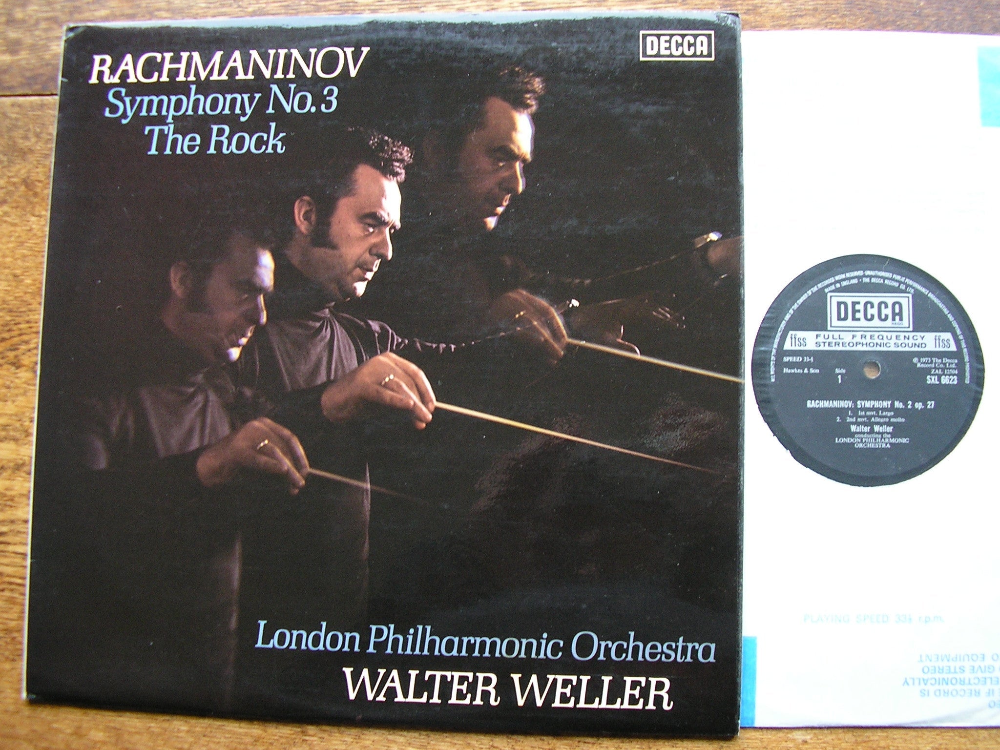 RACHMANINOV: SYMPHONY No. 3 / THE ROCK      WELLER / LONDON PHILHARMONIC    SXL 6720