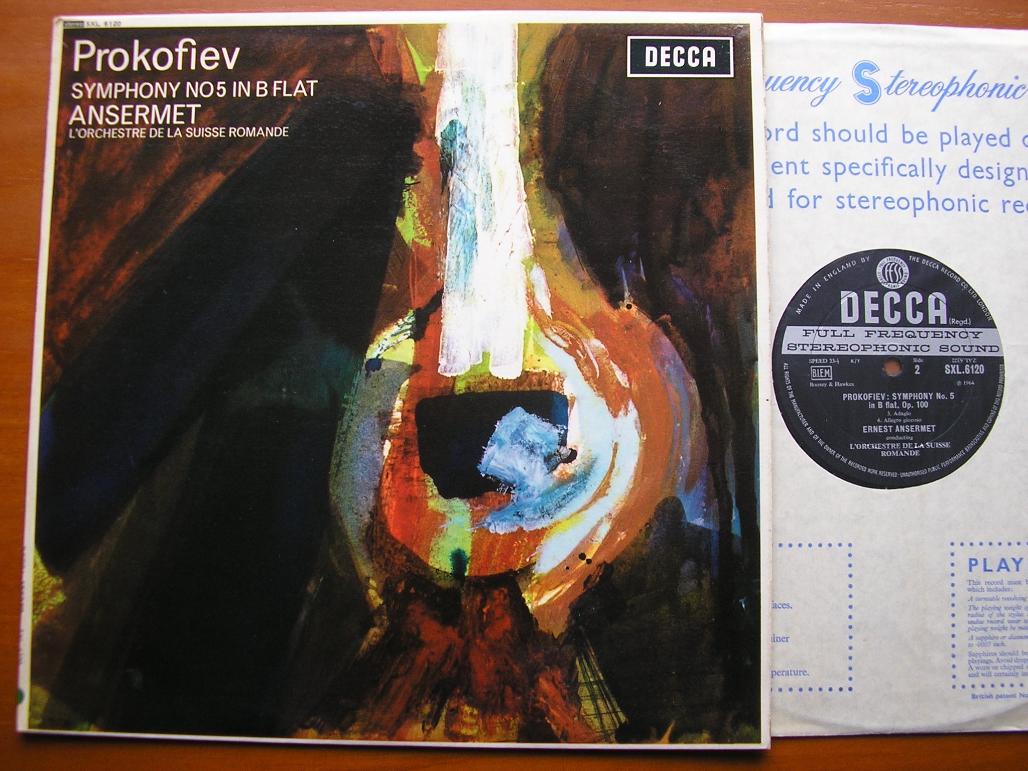 SXL 6120 PROKOFIEV: SYMPHONY No. 5 ANSERMET / SUISSE ROMANDE