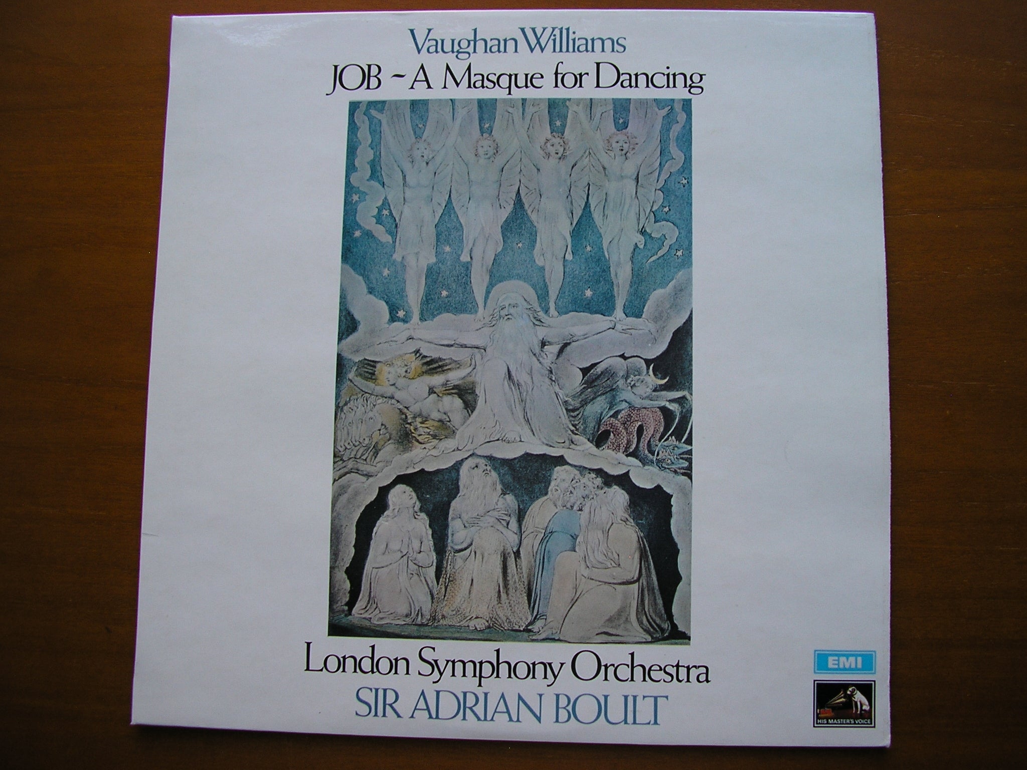 VAUGHAN WILLIAMS: JOB    (Ballet 1931)     SIR ADRIAN BOULT / LONDON SYMPHONY    ASD 2673