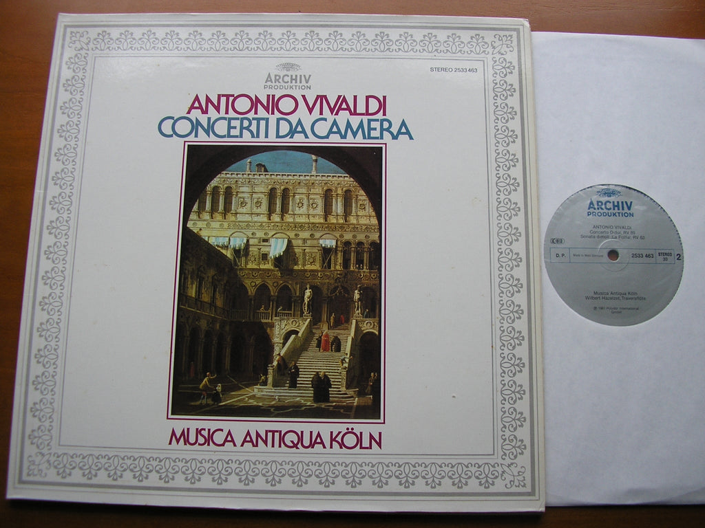 VIVALDI: CONCERTI DA CAMERA      MUSICA ANTIQUA COLOGNE / GOEBEL    2533 463