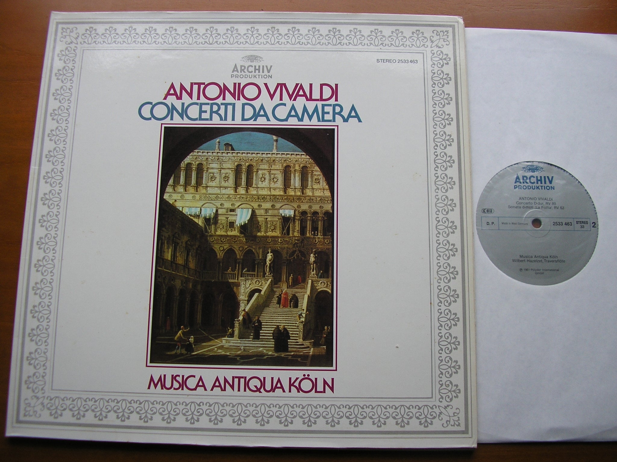 VIVALDI: CONCERTI DA CAMERA      MUSICA ANTIQUA COLOGNE / GOEBEL    2533 463