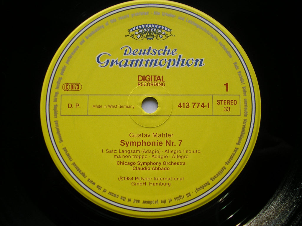MAHLER: SYMPHONY No. 7    ABBADO / CHICAGO SYMPHONY    413 773