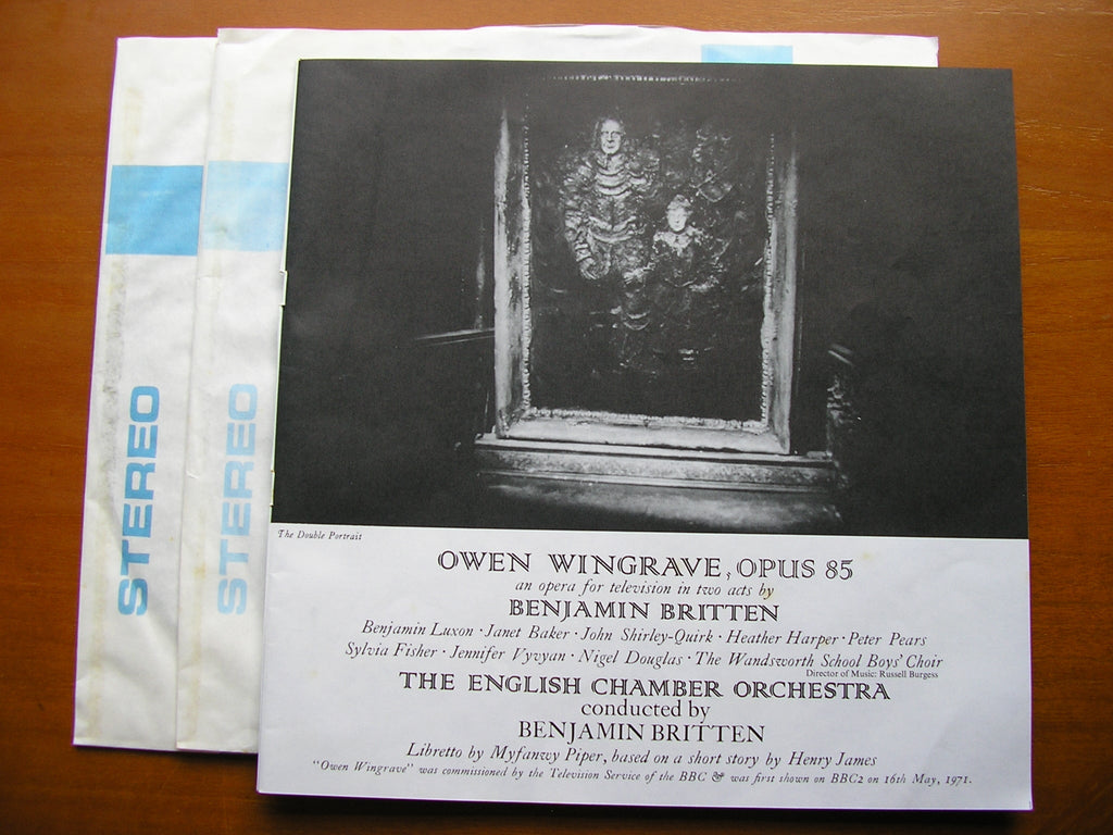 BRITTEN: OWEN WINGRAVE     SOLOISTS / ENGLISH CHAMBER ORCHESTRA / BRITTEN   2LP      SET 501 - 2