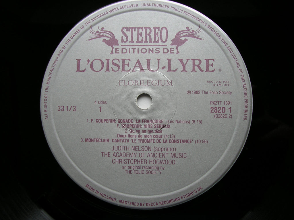 MUSIC AT VERSAILLES 1697 - 1747: COUPERIN / MARAIS / LECLAIR / FORQUERAY     THE ACADEMY OF ANCIENT MUSIC / HOGWOOD     D282D2