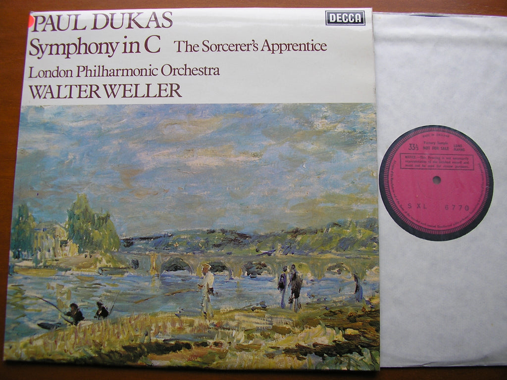 SXL 6770 DUKAS: SYMPHONY in C / THE SORCERER'S APPRENTICE WELLER / LONDON PHILHARMONIC