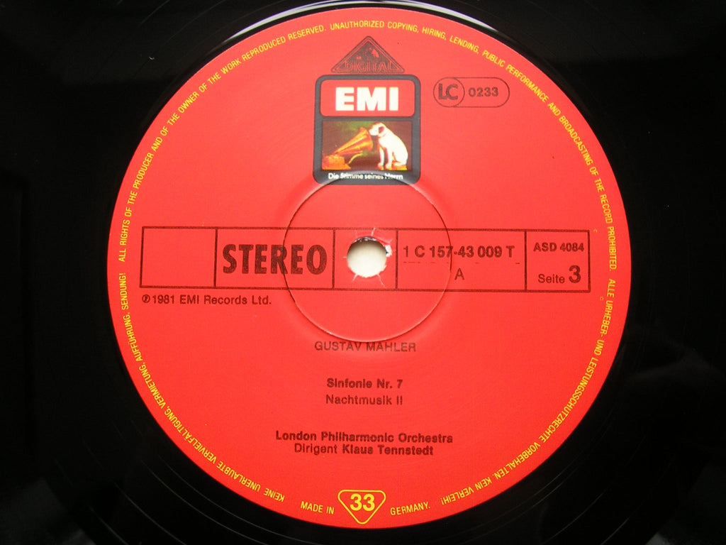 MAHLER: SYMPHONY No. 7     TENNSTEDT / LONDON PHILHARMONIC    SLS 5238