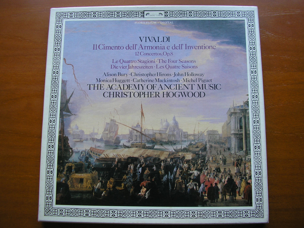 VIVALDI: THE CONTEST BETWEEN HARMONY & INVENTION  Op. 8      HOGWOOD / THE ACADEMY OF ANCIENT MUSIC     2LP       D279D 2