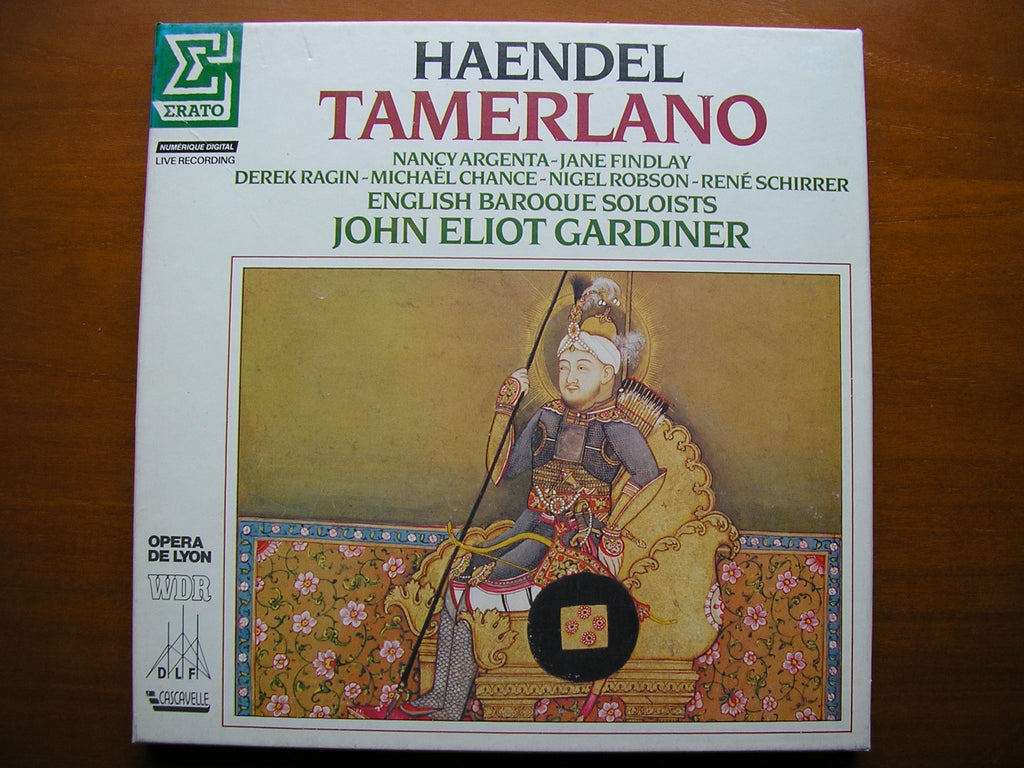 HANDEL:  TAMERLANO (1724)    SOLOISTS / ENGLISH BAROQUE SOLOISTS / GARDINER    3LP    NUM 75278
