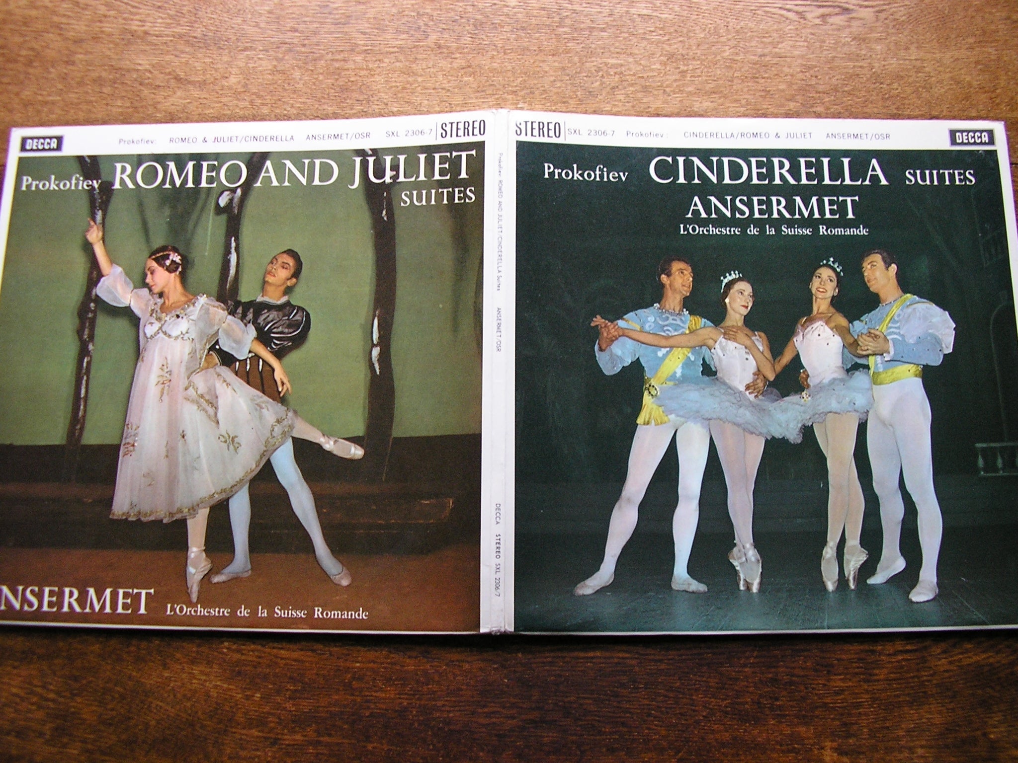 SXL 2306 - 7 PROKOFIEV: ROMEO & JULIET SUITES / CINDERELLA SUITES ANSERMET / SUISSE ROMANDE