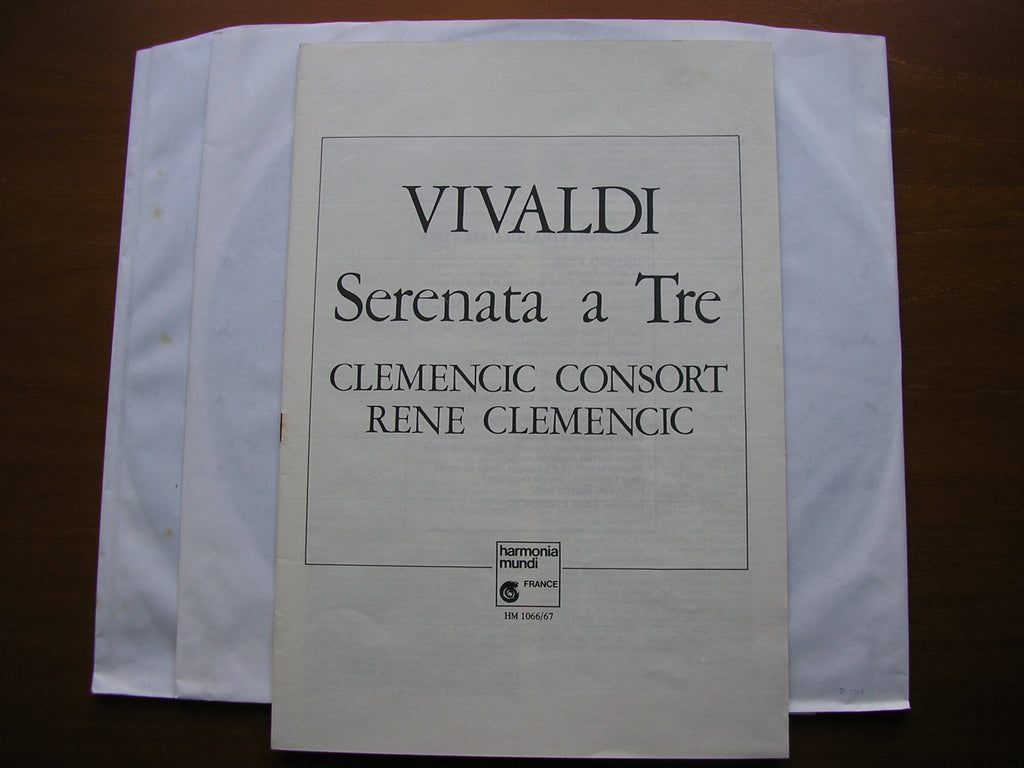 VIVALDI: SERENATA A TRE     SOLOISTS / CLEMENCIC CONSORT / RENE CLEMENCIC     HM 1006/7