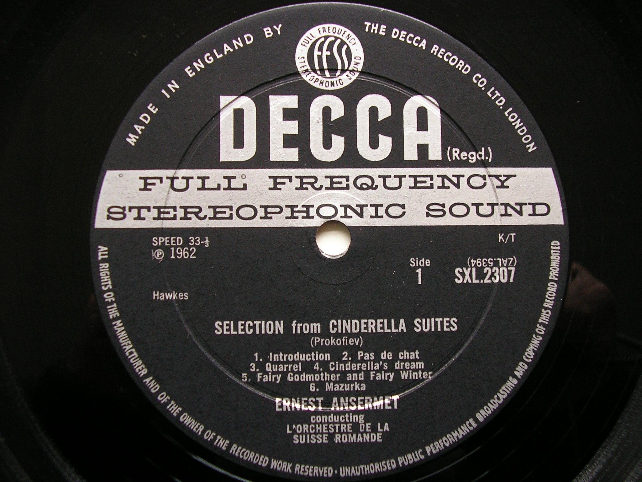 SXL 2306 - 7 PROKOFIEV: ROMEO & JULIET SUITES / CINDERELLA SUITES ANSERMET / SUISSE ROMANDE
