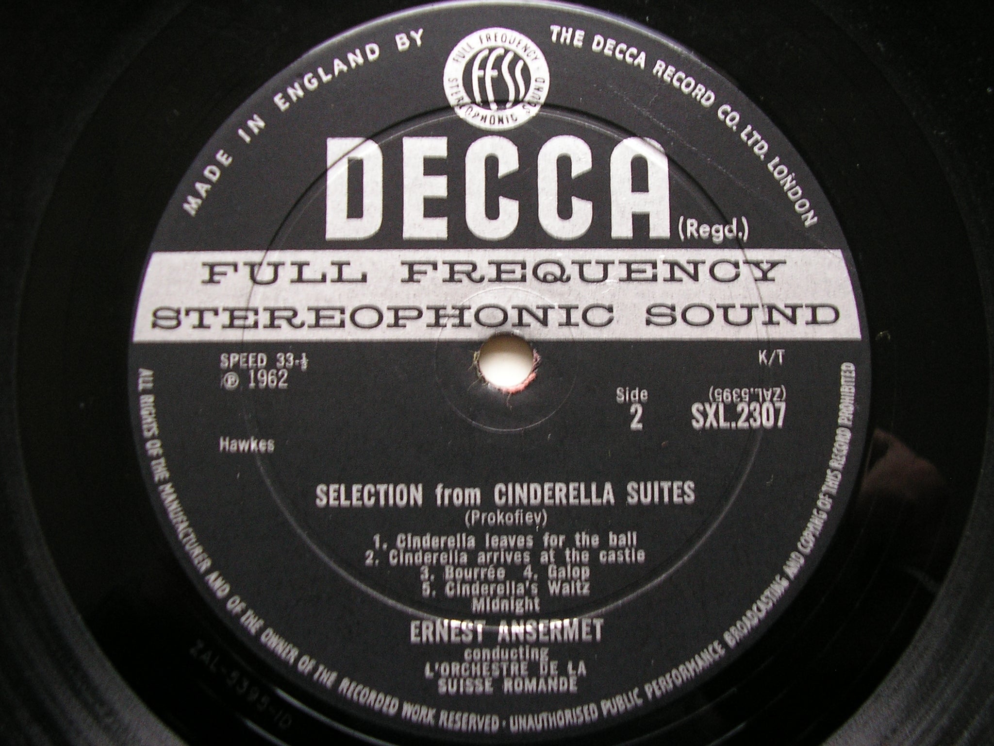 SXL 2306 - 7 PROKOFIEV: ROMEO & JULIET SUITES / CINDERELLA SUITES ANSERMET / SUISSE ROMANDE