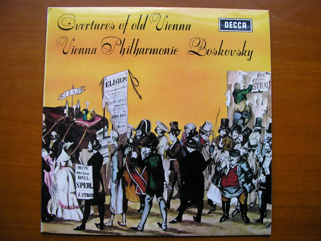 SXL 6383 OVERTURES OF OLD VIENNA     BOSKOVSKY / VIENNA PHILHARMONIC     ED3