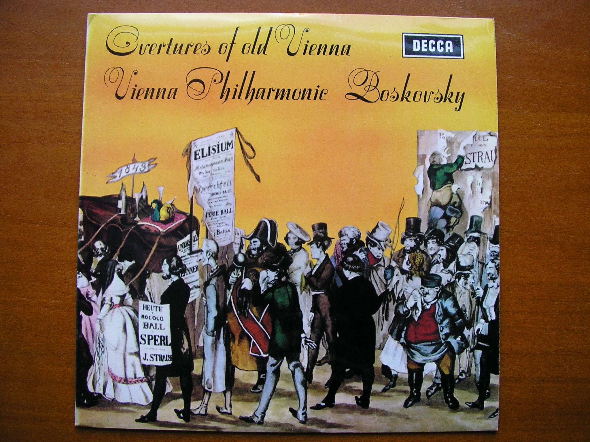 SXL 6383 OVERTURES OF OLD VIENNA     BOSKOVSKY / VIENNA PHILHARMONIC     ED3