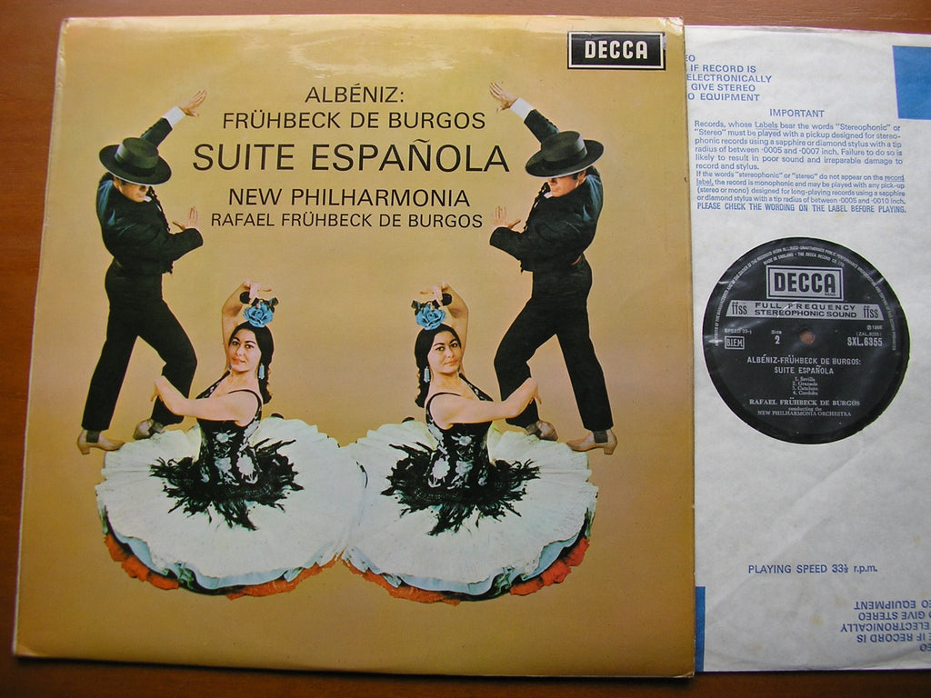 ALBENIZ: SUITE ESPANOLA        DE BURGOS / NEW PHILHARMONIA       SXL 6355